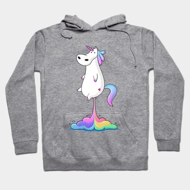 Unicorn Fart Hoodie by zoljo